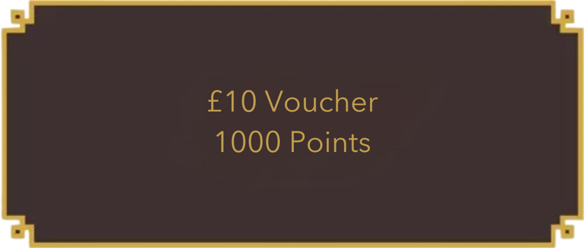 £10 Voucher - 1000 Points