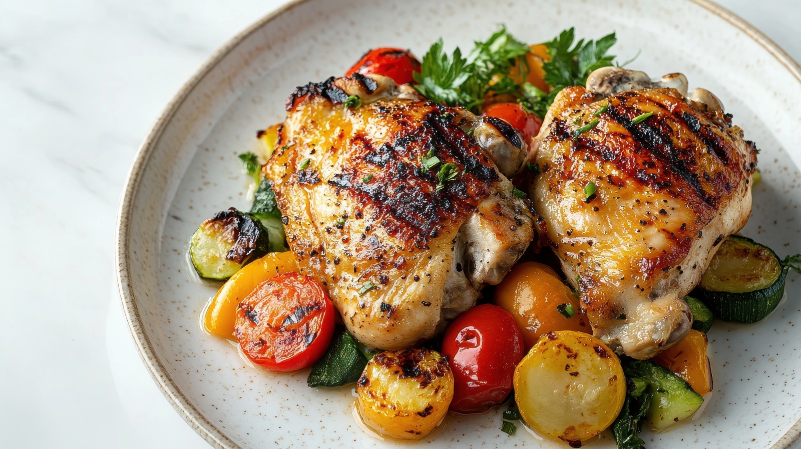 Chicken Thighs And Tomatoes