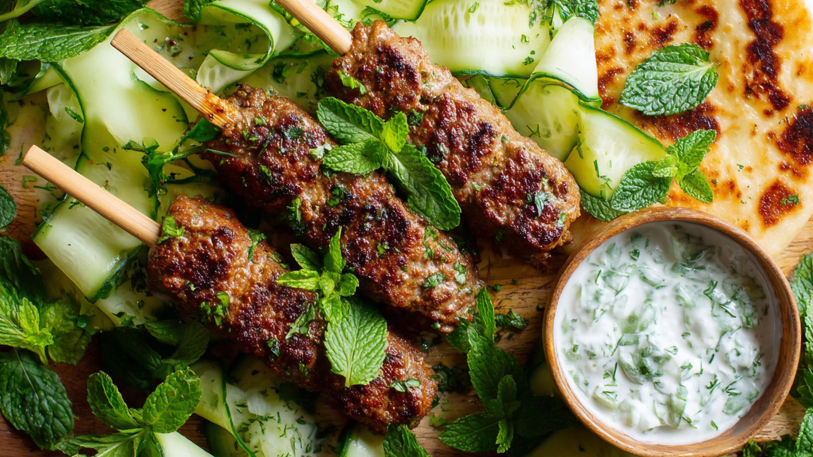 Lamb Koftas Tzatziki